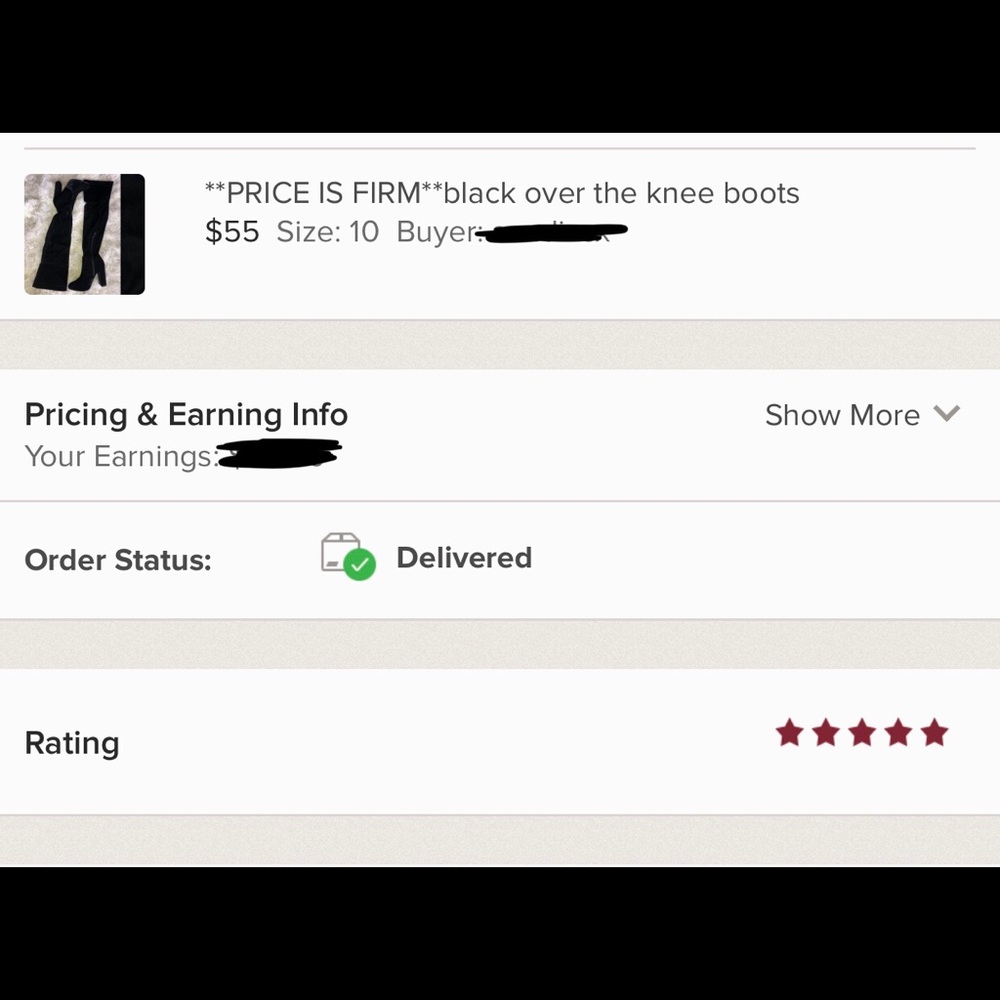 ‼️PRICE IS FIRM‼️black over the knee boots - Picture 6 of 7